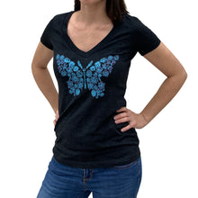 Load image into Gallery viewer, NEW! Womens Butterfly V Neck