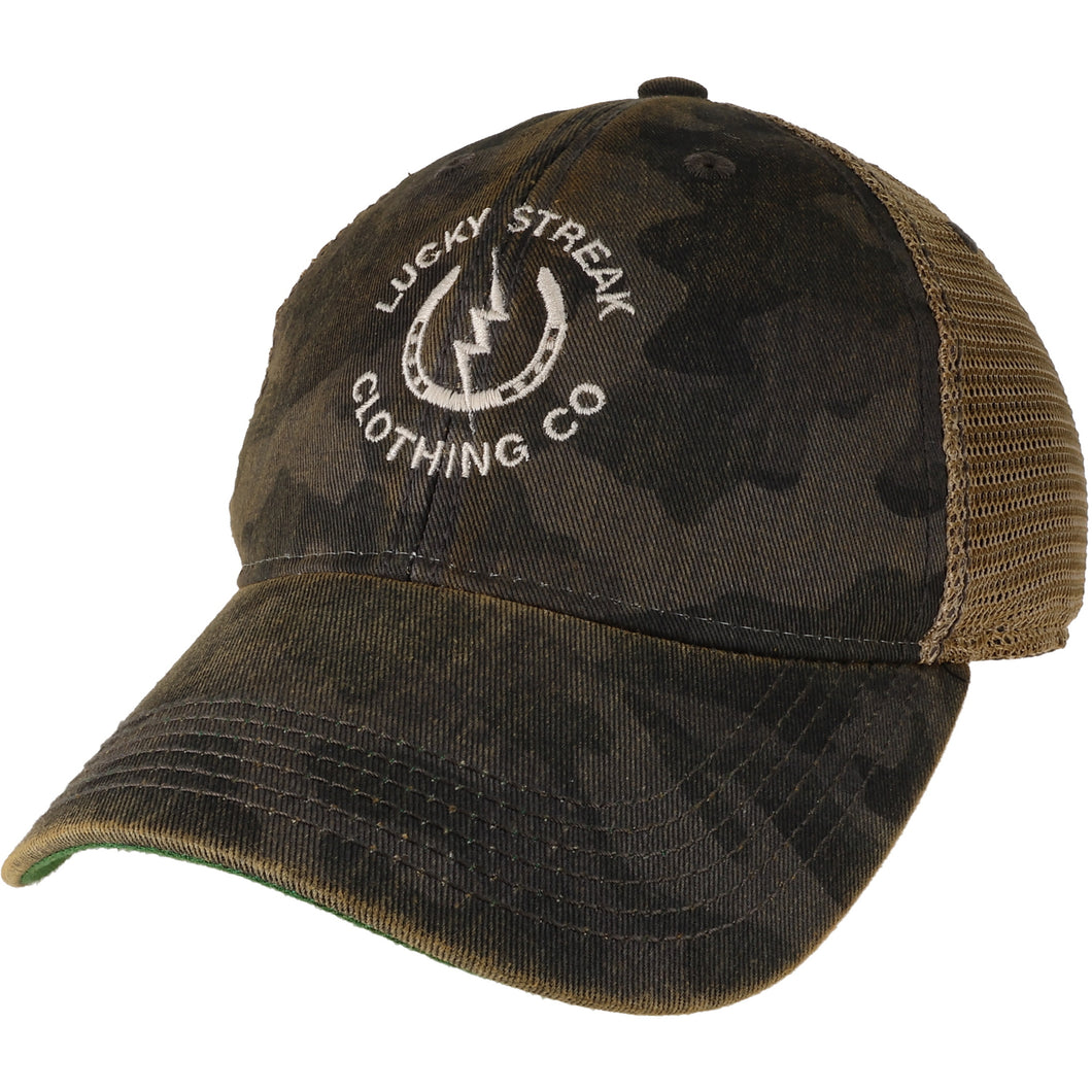 BRAND NEW! LS Trucker Hat Camo Java