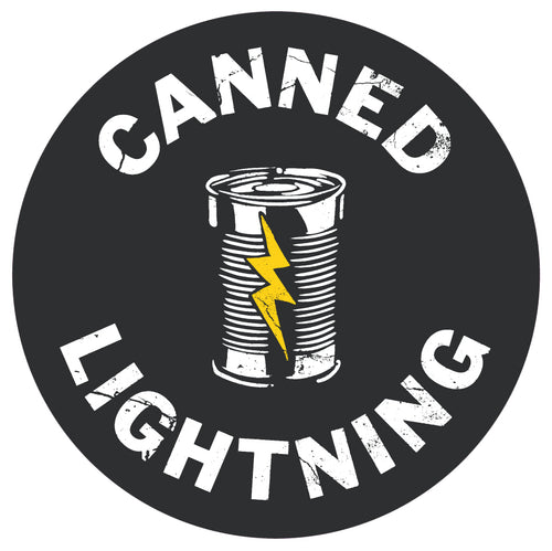 Canned Lightning Sticker