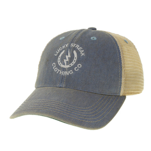LS Trucker Hat Light Blue