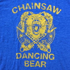 Chainsaw Dancing Bear Graphic T Shirt