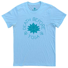 Load image into Gallery viewer, Death Before Yoga T