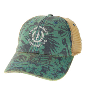 NEW LS Trucker Hat Jungle Pattern
