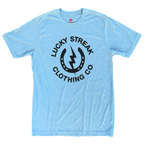 2 LEFT! Blue Lucky Streak Logo T
